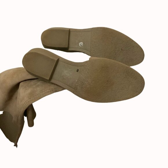 Nine West Vintage America Tan Suede Mid Calf Boots – Size 6 - Picture 5 of 7